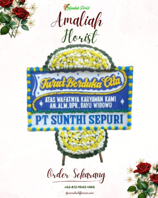 Papan Bunga Duka di Binjai Timur