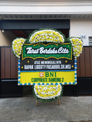 Papan Bunga Duka di Binjai Timur