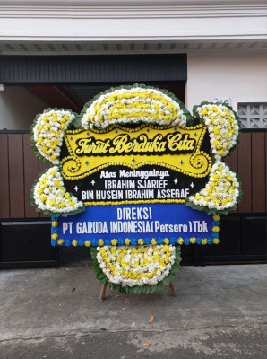 Papan Bunga Duka di Binjai Timur