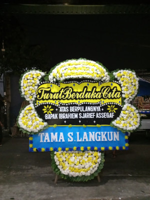 Papan Bunga Duka di Binjai Timur