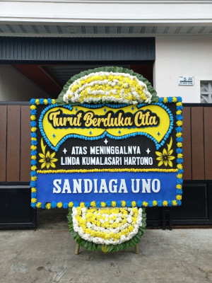 Papan Bunga Duka di Binjai Timur