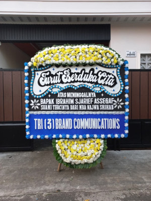 Papan Bunga Duka di Binjai Timur